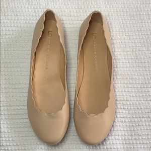 Lauren Conrad LC Nude Flats Size 8
